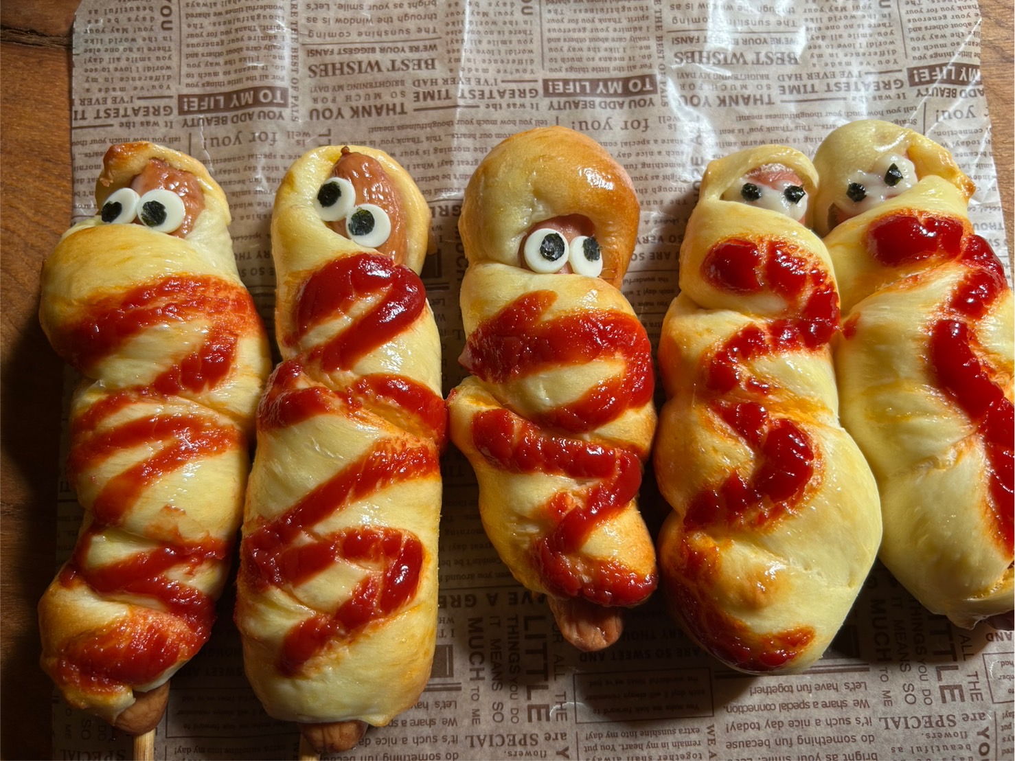 【料理教室のご案内】ハロウィンパーティーに！ミイラのウィンナーパン＆スープ
